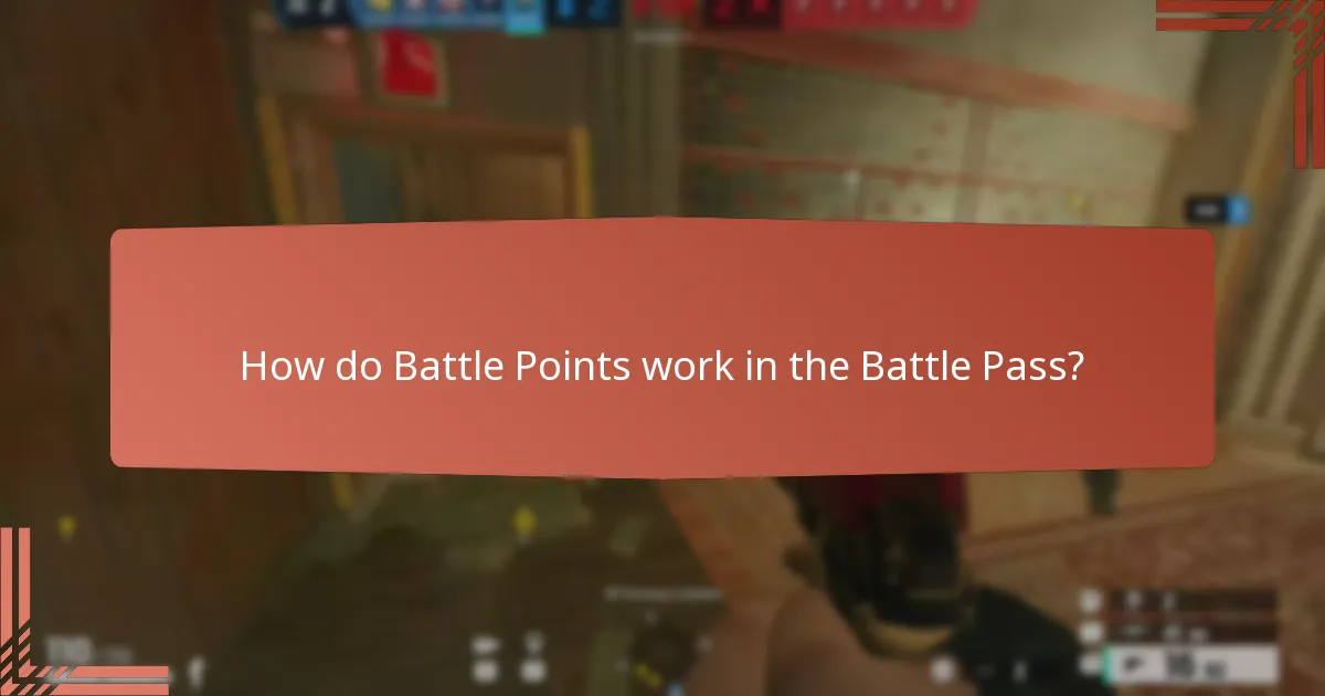 How do Battle Points work in the Battle Pass?